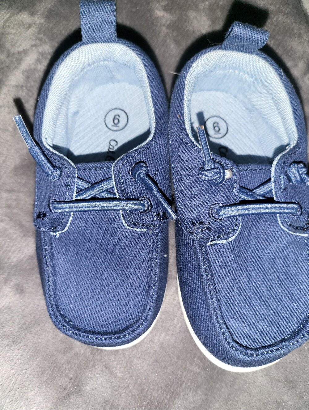 Kids Navy Blue Casual Canvas Shoes Z - Never Worn